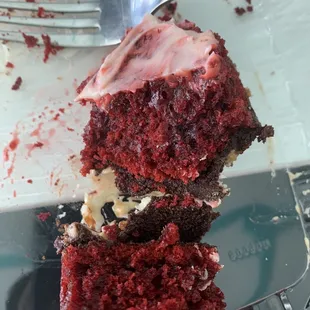 Red velvet cake texture