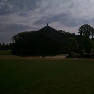 Miramichi club house. It's owned by (squeal) Justin Timberlake. All the beer girls have wardrobe malfunctions in the 6th fairway