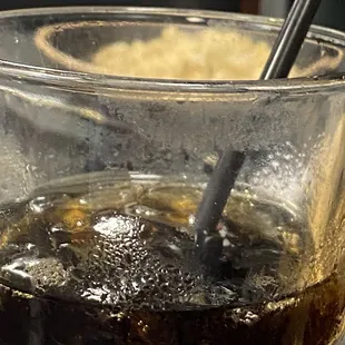 Dirty lip mark on cup