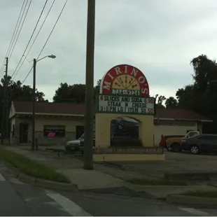 the front of the restaurant