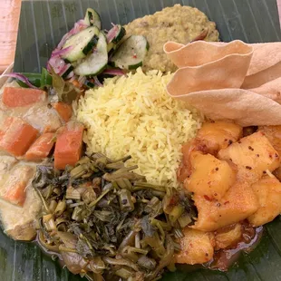rice and curry plate that changed my life in the best way possible!