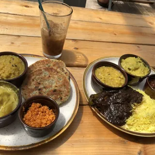 Hot Chili Pol Roti Meal