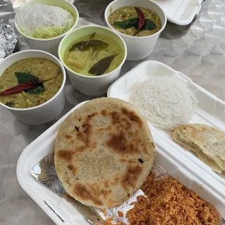 Coconut Roti Meal