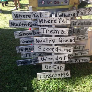 Signs you can purchase