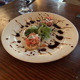 Complementary bruschetta