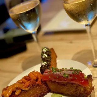 Brioche Trio was great. It was an off-menu special.