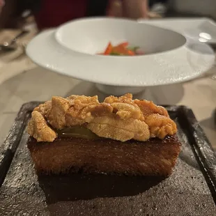 Oysters Uni Toast