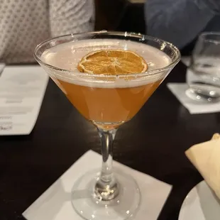 Pineapple aperol martini