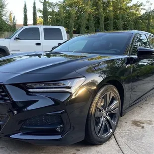 Paint correction + 8 yr ceramic coating (car &amp; rims).