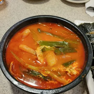 Spicy beef soup