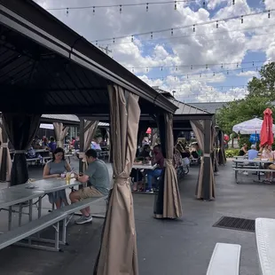 Outdoor seating area