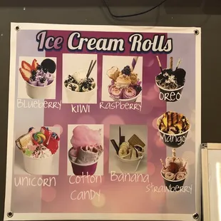 a poster of ice cream