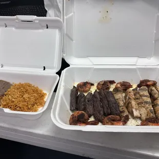 Parrillada for 2 people