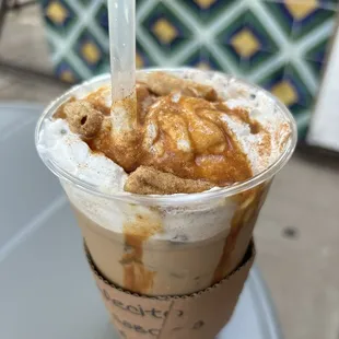 Churro latte