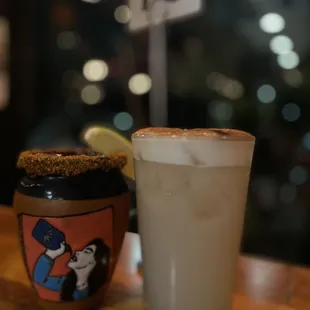 Michelada and Walter Merchata (Rum and Horchata)