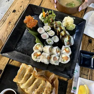 sushi and sashimi