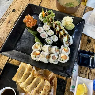 sushi, sushi and sashimi, food, sashimi