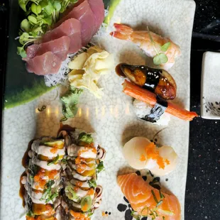 sashimi, sushi, food, sushi and sashimi