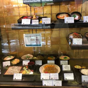 Menu as of March 2021