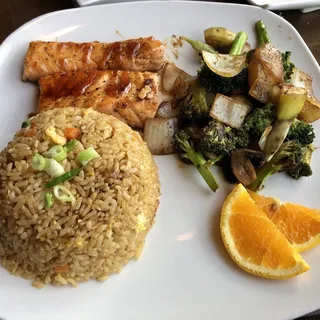 Salmon Hibachi Dinner