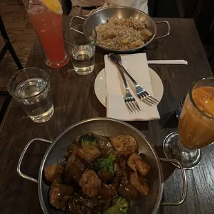 Pad See-Ew Thai Iced Tea Classic Fried Rice Strawberry Lemonade