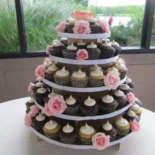 a three tiered cake