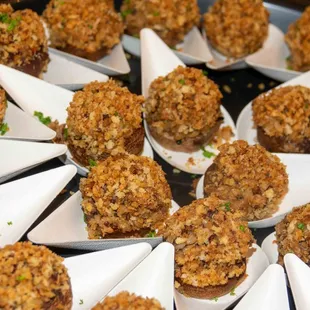 Farro Stuffed Mushrooms