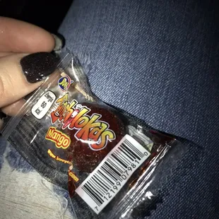 Old candy and taste like the taste you get after licking an envelope.