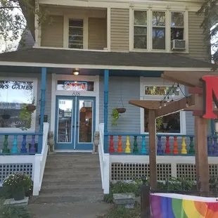 This is not a house but actually a really neat toy store!