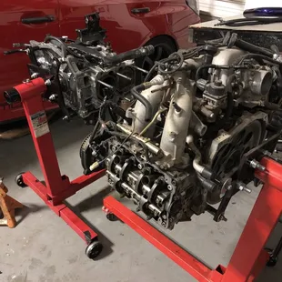 Motors ready for work by the masters!