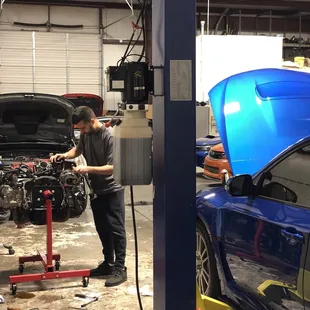 Shawn building a customers dream!