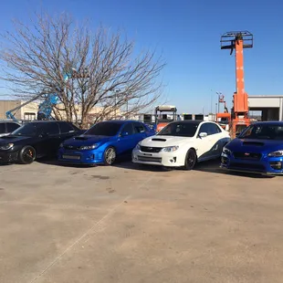 Small group photo. Just a normal day