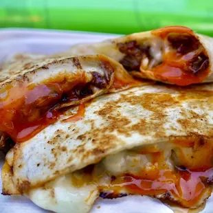Kinky Korean Quesadilla