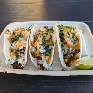 Korean fusion tacos