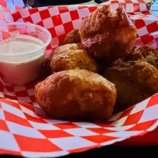 Fried mushrooms