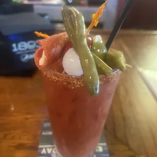 Spicy pickled bloody!