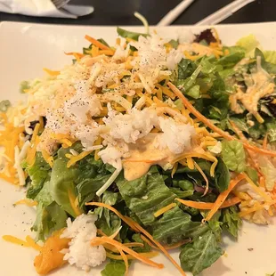 Bourbon street salad, was eclectic for sure