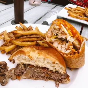 burger &amp; wrap