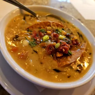 Southwestern Chicken Corn Chowder.