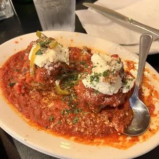 Highly recommend the meatball appetizer