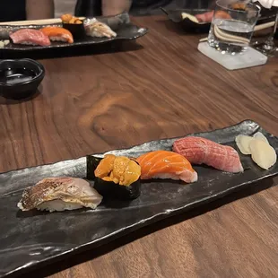 sushi, sashimi, sushi and sashimi, food