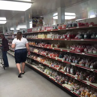 Shelves of delicious treats