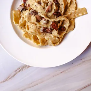 Mafaldine Carbonara