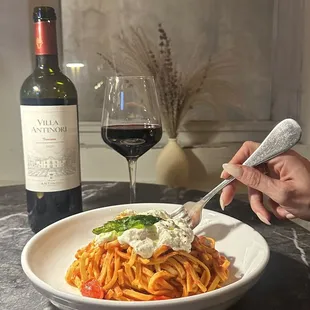 Spaghetti Tomato and Burrata