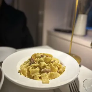 Mafaldine Carbonara