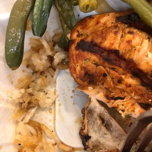 green beans and rice