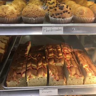a variety of baked goods