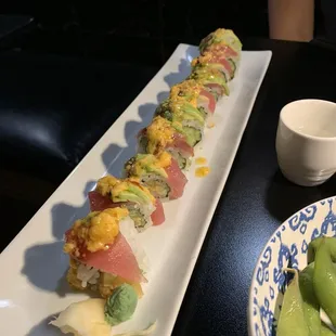 Mango Fire Tuna Roll