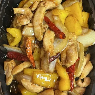 Chicken pepper dish