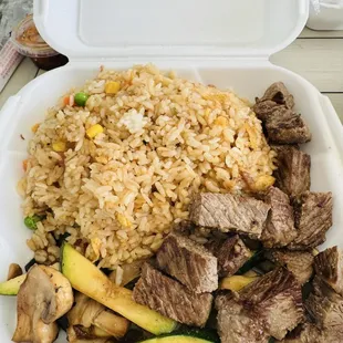 Hibachi New York Steak Plate - Medium Well